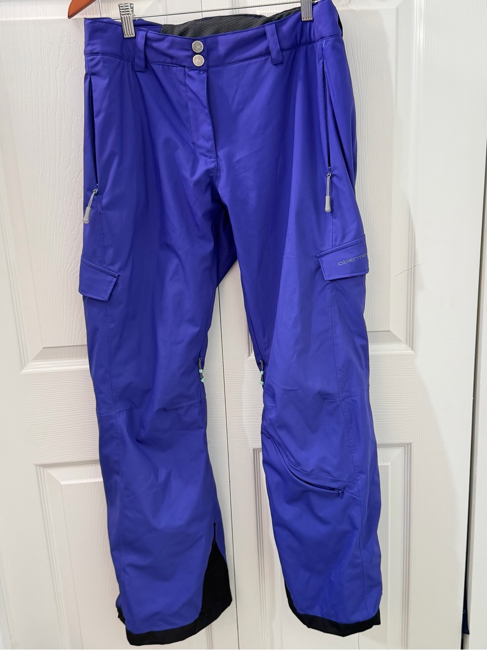 Obermeyer Andorra Womens Size 10 Insulated Ski Snow Pants RECCO Purple
